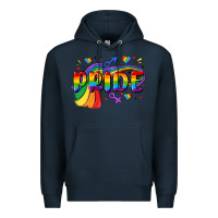 Navy pride Premium Hoodie - MaliasSmallBusiness