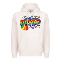Pale Pink pride Premium Hoodie - MaliasSmallBusiness