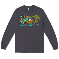 Smoke peace love faith Long Sleeve Tee - texasbilliewilder