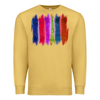 Antique Gold Colored Jute Brush Strokes Premium Sweatshirt - Bettercallsaul