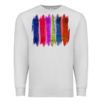 Dove Grey Colored Jute Brush Strokes Premium Sweatshirt - Bettercallsaul