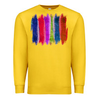 Lemon Colored Jute Brush Strokes Premium Sweatshirt - Bettercallsaul