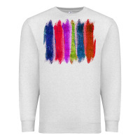 Oatmeal Heather Colored Jute Brush Strokes Premium Sweatshirt - Bettercallsaul