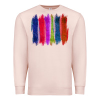 Pale Pink Colored Jute Brush Strokes Premium Sweatshirt - Bettercallsaul