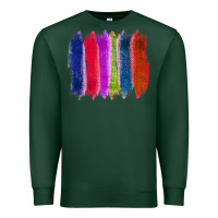 Sports Green Colored Jute Brush Strokes Premium Sweatshirt - Bettercallsaul