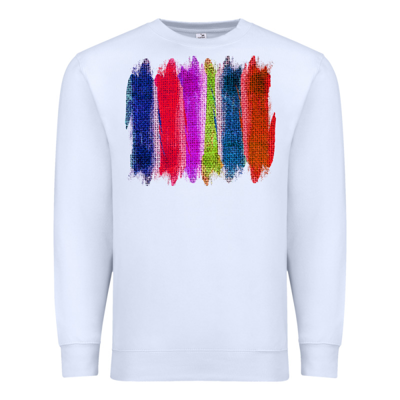 Colored Jute Brush Strokes Premium Sweatshirt by Bettercallsaul | Teevron