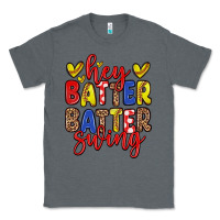 Charcoal Heather hey batter batter swing softball Classic Tee - Zillion Design Studio