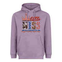 Lavender little miss america Heavyweight Hoodie - HRA Design Shop