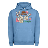 Pigment Pebble Blue good energy is contagious Urban Hoodie - MaliasSmallBusiness