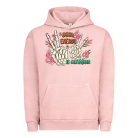 Pigment Salmon good energy is contagious Urban Hoodie - MaliasSmallBusiness
