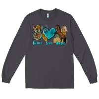 Smoke peace love horses tbw Long Sleeve Tee - texasbilliewilder
