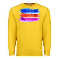 Lemon Blue Orange Purple Colored Triple Brush Strokes Premium Sweatshirt - Bettercallsaul