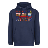 Navy i'm not drunk i'm patriotic Heavyweight Hoodie - HRA Design Shop