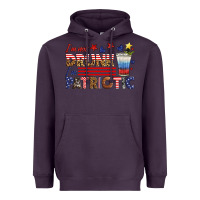 Plum i'm not drunk i'm patriotic Heavyweight Hoodie - HRA Design Shop