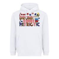 I'm Not Drunk I'm Patriotic Heavyweight Hoodie | Teevron