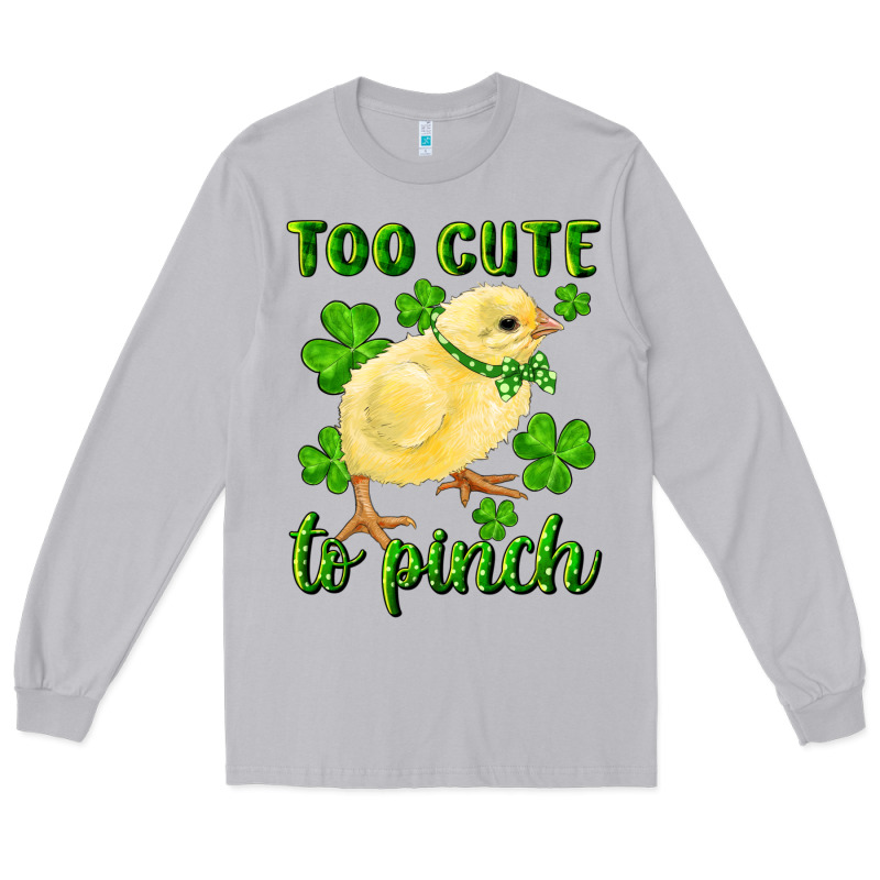 Too Cute To Pinch Chick Long Sleeve Tee by RanaPortraitStore | Teevron