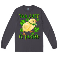 Smoke Too Cute To Pinch Chick Long Sleeve Tee - RanaPortraitStore