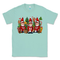 Seafoam Christmas Elfs Classic Tee - FaDigitalArtStudio