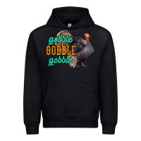 Black Thanksgiving turkey gobble gobble Urban Hoodie - NancyCooperArtShop