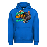 Cobalt Thanksgiving turkey gobble gobble Urban Hoodie - NancyCooperArtShop