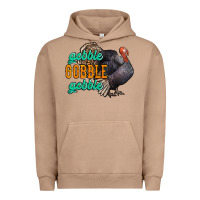 Pigment Burro Thanksgiving turkey gobble gobble Urban Hoodie - NancyCooperArtShop