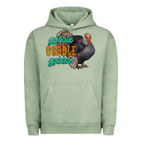 Pigment Oil Green Thanksgiving turkey gobble gobble Urban Hoodie - NancyCooperArtShop