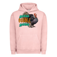 Pigment Salmon Thanksgiving turkey gobble gobble Urban Hoodie - NancyCooperArtShop