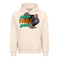 Sandshell Thanksgiving turkey gobble gobble Urban Hoodie - NancyCooperArtShop