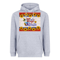 Heather Grey i'm not drunk i'm patriotic Heavyweight Hoodie - HRA Design Shop