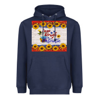 Navy i'm not drunk i'm patriotic Heavyweight Hoodie - HRA Design Shop