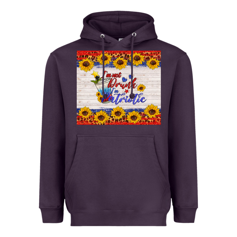 I'm Not Drunk I'm Patriotic Heavyweight Hoodie by HRA Design Shop | Teevron