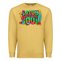 Antique Gold salty soul Premium Sweatshirt - AdoDesignShop