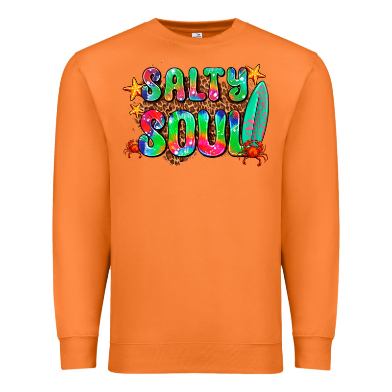 Salty Soul Premium Sweatshirt by AdoDesignShop | Teevron