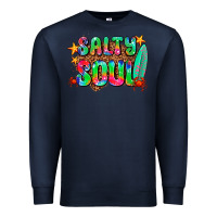 Navy salty soul Premium Sweatshirt - AdoDesignShop