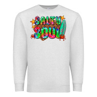 Oatmeal Heather salty soul Premium Sweatshirt - AdoDesignShop