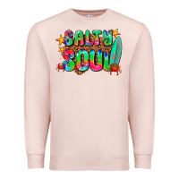 Pale Pink salty soul Premium Sweatshirt - AdoDesignShop
