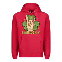 Cardinal st. patrick's day shamrockin' Premium Hoodie - MaliasSmallBusiness