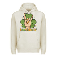 Oatmeal Heather st. patrick's day shamrockin' Premium Hoodie - MaliasSmallBusiness