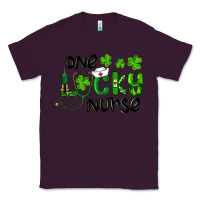 Plum st. patrick's day one lucky nurse Classic Tee - RanaPortraitStore