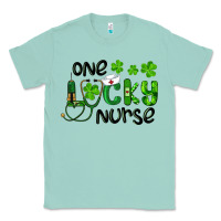 Seafoam st. patrick's day one lucky nurse Classic Tee - RanaPortraitStore
