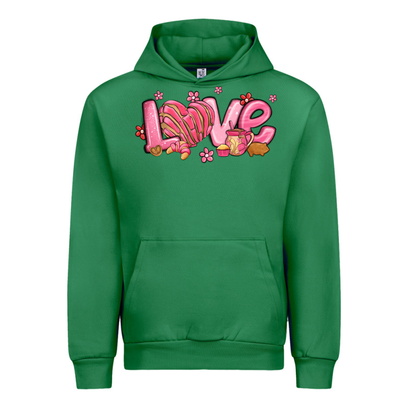 Love Mexican Conchas Valentines Day Urban Hoodie by MaliasSmallBusiness | Teevron