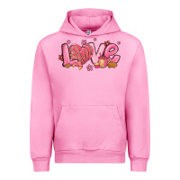 Fuchsia Pink love mexican conchas valentines day Urban Hoodie - MaliasSmallBusiness