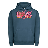 Pigment Midnight Navy love mexican conchas valentines day Urban Hoodie - MaliasSmallBusiness