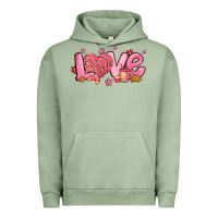Pigment Oil Green love mexican conchas valentines day Urban Hoodie - MaliasSmallBusiness