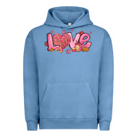 Pigment Pebble Blue love mexican conchas valentines day Urban Hoodie - MaliasSmallBusiness