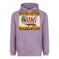 Lavender god bless america Heavyweight Hoodie - HRA Design Shop