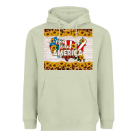 Matcha god bless america Heavyweight Hoodie - HRA Design Shop