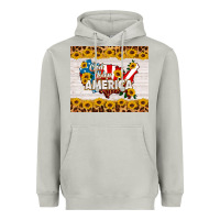 Moon Dust god bless america Heavyweight Hoodie - HRA Design Shop