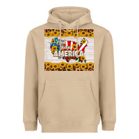 Mushroom god bless america Heavyweight Hoodie - HRA Design Shop