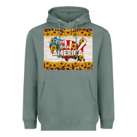Sage god bless america Heavyweight Hoodie - HRA Design Shop